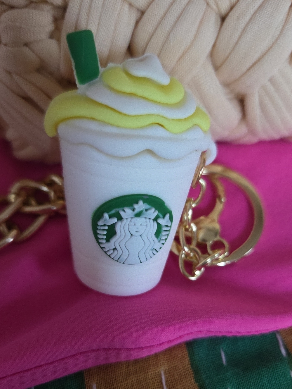 Starbucks Frappuccino Keychain Bag Charm- Many Dif Colors
